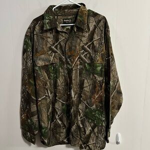 Guide Series Camouflage Cotton Shirt Sz XL excellent condition